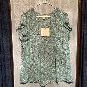 Cynthia rowley blouse 3X